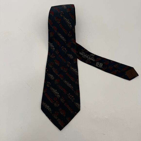 VTG Valentino Cravatte Silk Necktie 55" X 4" Blue Floral Classic Made in Italy - Picture 1 of 4